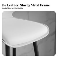 Back Support Swivel High Chair with Backrest Simple Design Bar Stool Padded Seat Seating Furniture Integrated Footrest for Homeowners, Business Owners, Entertainers, Counter, Kitchen Island, Front Desk, Restaurant