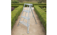 Three-Legged Orchard Ladder Aluminum Tripod Ladder Wide-Step Folding for Orchardists
