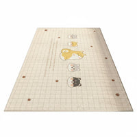 Waterproof Patterned Playpen Mat Non-Slip Floor Protector Scratch-Resistant Pet Supply Moisture-Proof for Dog Owners, Indoors, Living Room