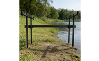 Double Rod Stand Telescopic Ground Stake Rod Holder Easy to Set up Ground Fishing Pole Holder for Outdoor