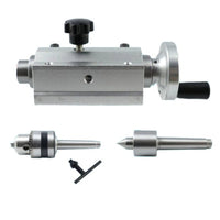 small Lathe Tailstock Set Smooth Rotation Mini Lathe Tailstock Assembly High Precision Machine Tool Accessory for Metalworking