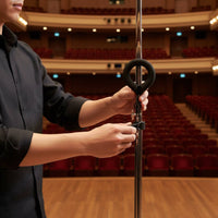 Padded Protection Music Stand Guitar Hook Drill-No-Drill Clamp-on Instrument Holder Gravity Self-Locking Violin Holder Clamp for Musicians, Guitarists, Violinists, Practice Room, Studio, Stage