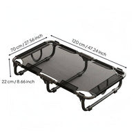 Raised Mesh Dog Bed Foldable Raised Pet Bed Four-Season Folding Pet Cot for Dogs, Cats, Outdoor, Indoor, Travel