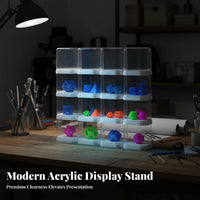 Display Box Stackable Interlocking Build Dustproof for Wall Setup