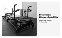 Aluminum Alloy Reformer Full Body Workout Pilates Reformer Bed Spring Resistance System Multifunctional Stretching Shaping Equipment for Women