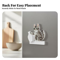 Feline Whisker Holder 3D Printed Feline Whisker Keepsake Cute for Fridge