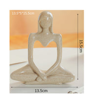 Romantic Modern Couple Statue Creative Design Abstract Human Figurine Minimalist Art Ornament for Couples, Living Room, Bedroom, Entryway, Office