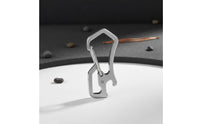 Stainless Steel Carabiner Keychain Multifunction Carabiner Clip Compact Key Holder Multitool for Hikers, Hiking