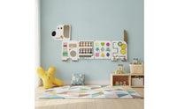 Fine-Motor Child-Led Wall Activity Board Interactive Wall Activity Board Educational Toy Autism-Friendly for Preschoolers