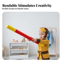 Mythical Primate Monarch's Gilded Cudgel Soft and Safe Ornamental Golden Cudgel Inflatable Design Role-Playing Fun for Boys