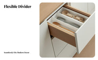Space-Saving Expandable Drawer Organizer Modular Expandable Drawer Divider Easy to Clean for Homemakers, Students, Kitchen, Cabinet, Dresser