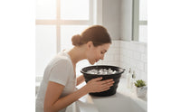 Space-Saving Facial Ice Bath Basin with Lid Lightweight Facial Ice Bath Reusable Cold Soak Bowl with Insert BPAcompliant for Facial Care