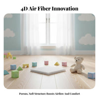 Formaldehyde-without 4D Air Fiber Cushion Pressure-Dispersing Washable Tatami Mat for Students, Pet Owners, Dormitory, Bay Window, Bedroom