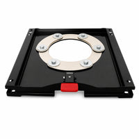 Rotating Seat Base Plate Rotatable Swivel Seat Base with Release Lever Stable Swivel Mount for Recreational Vehicle Builders