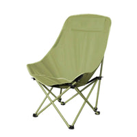 High-Back Folding Moon Chair Sturdy Moon Chair Long-Lasting Furniture Stable for Picnics