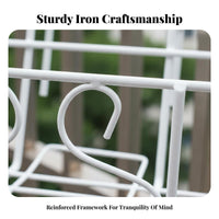 Balcony Railing Hanging space-saving rackSaving blossom Box Holder Easy Installation