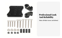 Black Motorcycle Navigation Mount Metal 12 Mm Handlebar Mount Machined Motorcycle Bracket Threaded Holes