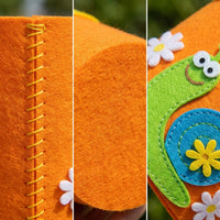 DIY Textile Easter Basket Creative children's Easter Candy Bag Reusable Egg Search Bag for Young Children, Craft Activities, Gift Giving