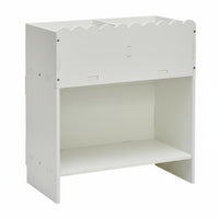 Multi-Tier Book organizer Space-Saving desktop Rack Easy Assembly for Study Area