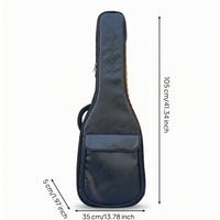 PU Leather Guitar Gig Bag Shielded Electric Guitar Gig Bag Portable for Guitarists, Artists