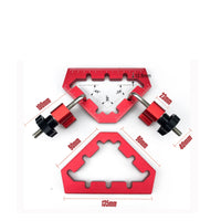 2 Pieces Right Angles Positioning Square Anodized Right Angles Clamp Heavy Duty Corner Clamp for Carpenters, Workshop