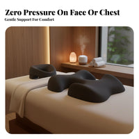 Prevents Facial Marks Massage Table Face and Chest Cushion Skin-Friendly Prone Massage Pillow Set Pressure Relief for Stomach Sleepers, Spa