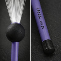 Retractable Drum Brush Storage Drum Brush with Head for Drummers, Percussionists, Live Performance