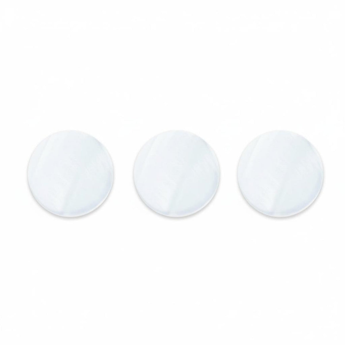 3 Pieces Multiple Materials Available Mother-of-Pearl Shell Trumpet Key Button Hand Polished Mother-of-Pearl Shell Valve Cap Natural