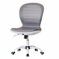 Adjustable Height Wheeled Study Chair 360-Degree Swivel Rolling Mesh Chair Breathable Backrest Office Furniture Thick Padded Seat for Students, Telecommuting Workers, Adults, Dorm Room, Workspace