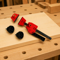 2 Pieces 20 Mm Hole Woodworking Tabletop Clamp Lever Handle Tabletop Woodworking Clamp Hand-Tightening Knobs Clamping Tool Engineering Plastic for Woodworkers, Workbenches