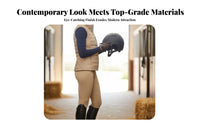 Equestrian Helmet Impact Resistant Horse Riding Helmet Customizable Fit Shielded Headwear for Equestrians, Beginners, Stable