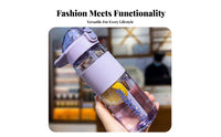 Athletic Beverage Bottle with Straw Drop-Resistant Water Bottle Heat Insulated Reusable Tumbler with Hinged Lid for Athletes, Gym, Travel, School