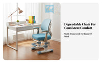 Adjustable Splitsupport structure Study Chair Ergonomic Design Student Seat for children 6-12