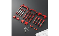 Metal 4-Link Shock System Kit Easy Installation Front Rear Link Rod Set CNC Machined RC Crawler Shock System Links for Hobbyists