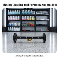 16 Inch Underbody Washer Quick Join 4-Nozzle Chassis Cleaner Construction Rolling Car Underbody Washer for Rough-Terrain Vehicle Cleaning