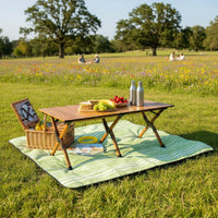 Roll up Camping Table Foldable Design Aluminum Folding Firm Table Structure for Campers, Backyard