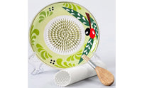 Garlic Grater Plate Textured Garlic Grater Plate with Brush Dishwasher Kitchenware for Home Cooks