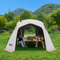One-Touch Tent, Dome Tent, 350cm, 4-Season Compatible, 2000mm Waterproof, For Family, Camping, Outdoor, Disaster Prevention