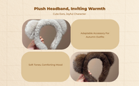 Plush Creature Ear Headband, Cute Design, Decoration