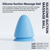 Silicone Suction Cup Massage Ball for Deep Tissue , for Athletes Muscle Relaxation, Set
