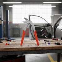 Car Interior Buckle Pliers Non-Slip Textured Clip Removal Pliers Heavy-Duty Panel Clip Plier for Mechanics, Garage