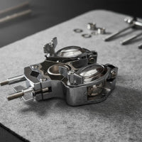 Drum Kit Tom Bracket Sturdy Construction Tom Holder Bracket Chrome Percussion Hardware for Drummers