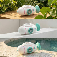 Handheld Toy Undersea Vessel with Pull Handle Compact Undersea Vessel Bath Toy Safe Water Squirter BPABPA-Safe for Toddlers