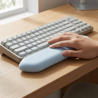 Keyboard Wrist Rest Skin-Friendly Silicone Wrist Rest Computer Accessory Washable Flexible for Typing