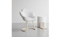 Minimalist Design Petal Back Makeup Chair Ergonomic Backrest Petal Back Chair Luxurious Cushioning Household Furniture Thick Padded Cushion for Women, Girls, Dressing Table, Small Areas, Bedroom, Dorm Room