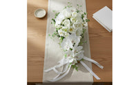 Waterfall Design Wedding Hand Floral Arrangement Photo Prop Cascading Bridal Floral Arrangement Easy to Maintain Long-Lasting for Brides, Ceremony