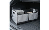 Waterproof Foldable Trunk Storage Box Divided Sections Rectangular Trunk Organizer Side Pockets Collapsible Storage Box Reinforced Edging