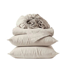 4 Pieces 300 Thread Count Duvet Cover Set Percale Weave Bed Linen Pre-Washed Home Textiles Breathable for Hot Sleepers, Homeowners, Gift Givers, Bedroom, Guest Room