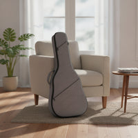 Padded Guitar Bag Two-strapStrap Acoustic Guitar Bag Water-Resistant Case for Guitarists, Students, Travel