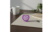 Soft Heart Stress Ball Portable Heart Press Toy Fun Slow Rebound Stress Ball for Office, Travel